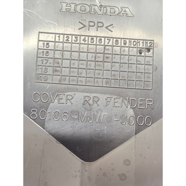 Honda CBR 500 R (16-19) OSŁONA OWIEWKA BŁOTNIKA TYŁ