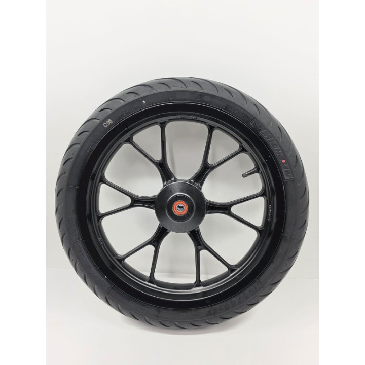 Derbi Senda 50 SM 2T (20) KOŁO OPONA FELGA PRZÓD 17"X2.75