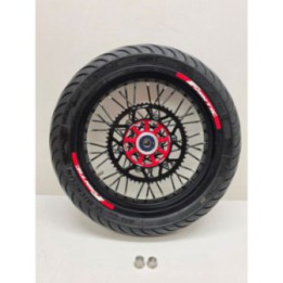 Fantic XM 50 2T (22) KOŁO OPONA FELGA TYŁ 17"X3.50