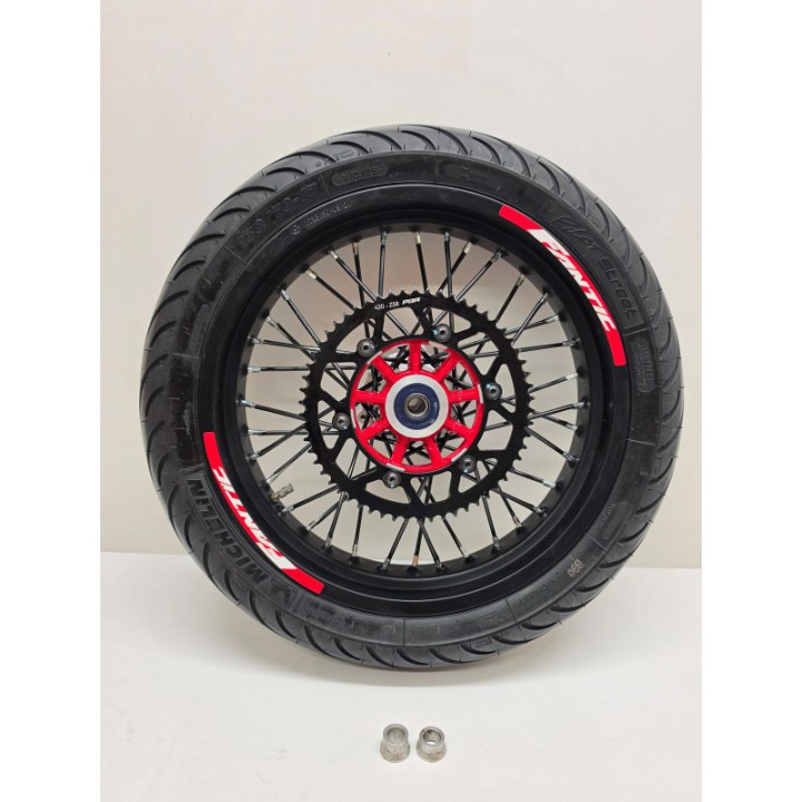 Fantic XM 50 2T (22) KOŁO OPONA FELGA TYŁ 17"X3.50