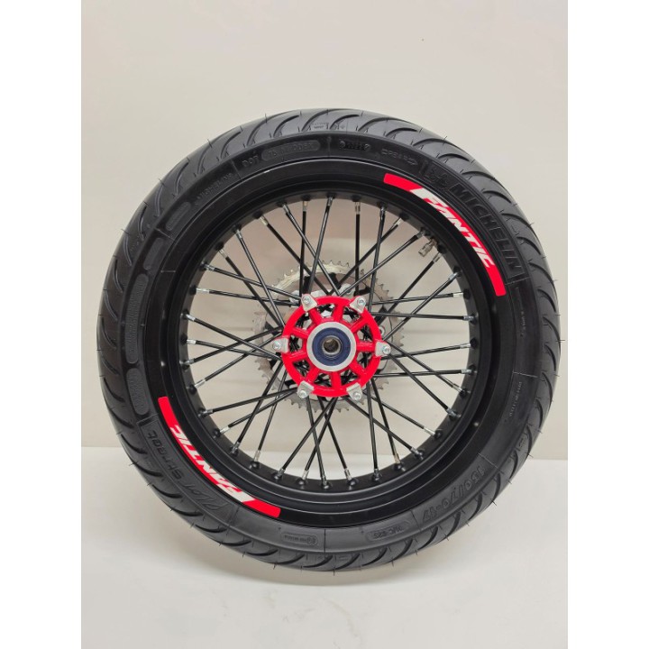 Fantic XM 50 2T (22) KOŁO OPONA FELGA TYŁ 17"X3.50