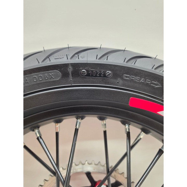 Fantic XM 50 2T (22) KOŁO OPONA FELGA TYŁ 17"X3.50
