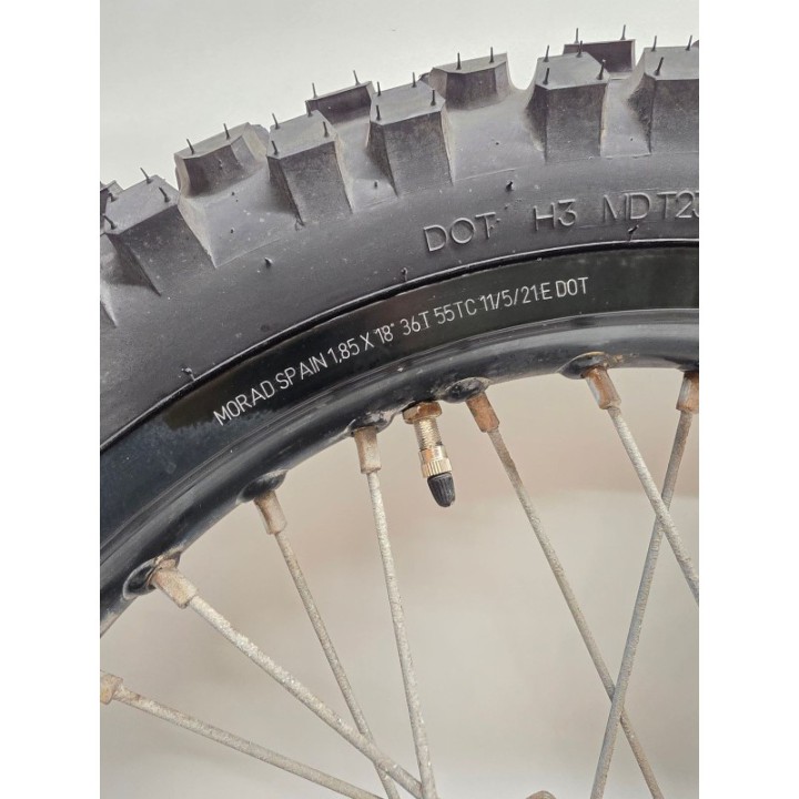 Rieju MRT 50 2T (21) KOŁO OPONA FELGA TYŁ 18''X1,85